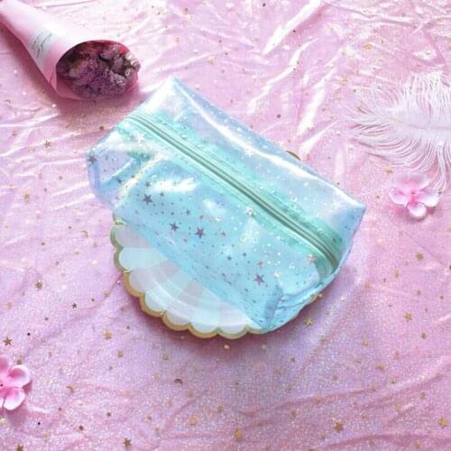 2020 New Pvc Transparent Frosted Cosmetic Bag Large Capacity Waterproof Toilet Bag Multi-Function Hand Storage Bag