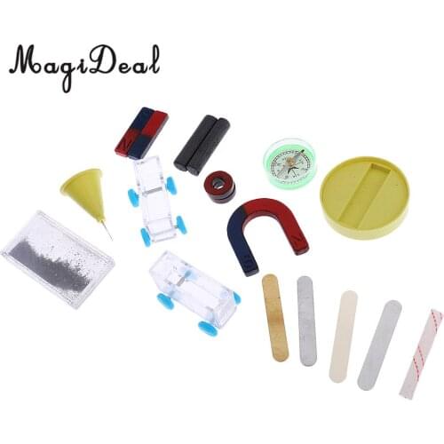 MagiDeal Magnet Kit Laboratory Science Experiment Props for Kids Educational Learning Toys School Teaching Aid
