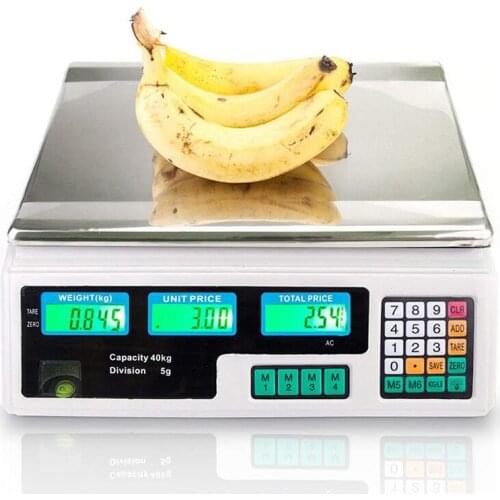 2g-40kg / 5g Portable Electronic Scale Post Food Weighing Kitchen Scale LED Electronic Scale Precision Measuring Tool
