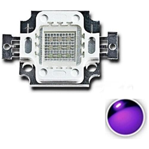 High Power COB LED Bead Light 395NM 400NM 405NM 410NM 10W UV Purple DIY Ultraviolet LED Chip Lamp 8-11V