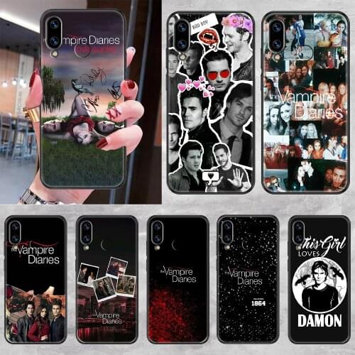 TV Vampire Diaries Phone case For Huawei Honor 6 7 8 9 10 10i 20 A C X Lite Pro Play black trend bumper fashion waterproof art