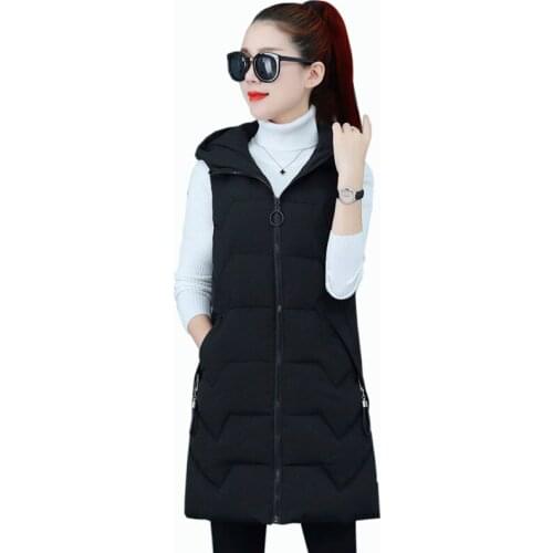 VDFHQJ Women's Hooded Vests