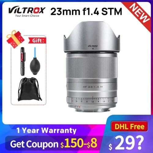 Viltrox 23mm f1.4 STM EF-M mount Auto focus APS-C Prime Lens for Canon EOS M Cameras M5 M6 Mark II M200 M50