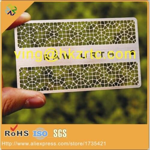 Concave Metal Visit Card Business Card Metal Printing Laser Cut Metal Business Card From China Supplier
