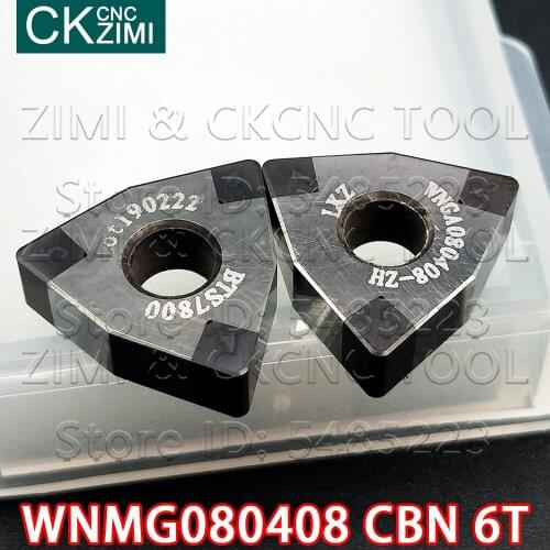 WNMG080408 CBN 6T diamond blade High hardness Hexagon cubic boron nitride CNC External turning tools holder lathe WNMG for steel