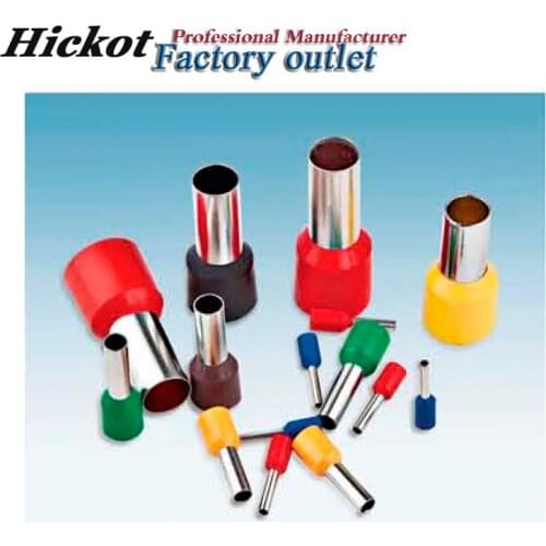 100pcs/Pack Insulated Terminal Block Cord End Wire Connector Electrical Crimp Terminator