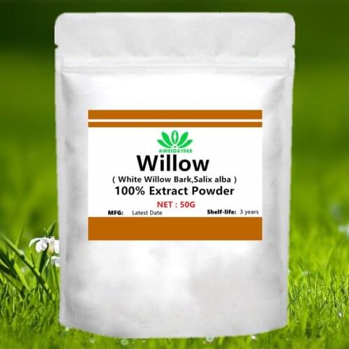 50-1000g Willow Extract Powder,Salix Alba Bark Extract
