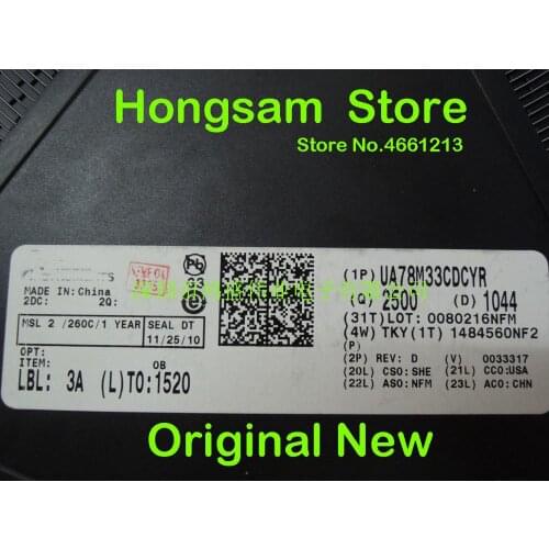 50PCS)(100PCS) UA78M33CDCYR C3 SOT-223