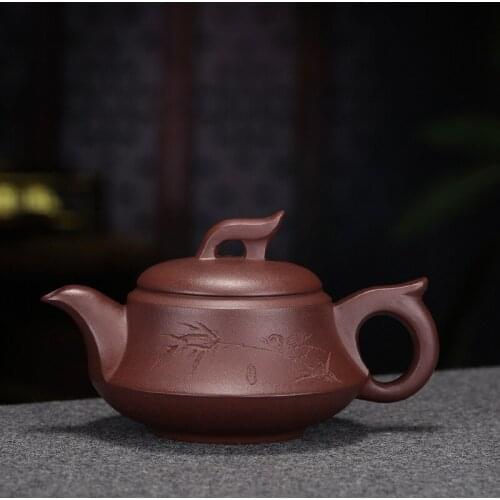 Authentic yixing masters all hand are recommended undressed ore smooth purple clay teapot wechat business undertakes