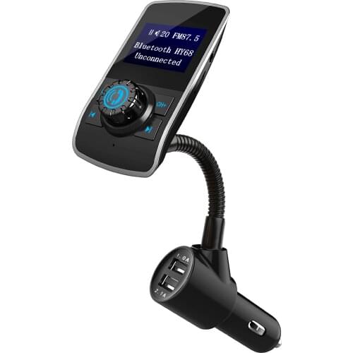 Big Screen Car MP3 Transmitter Car Bluetooth Hands-free Car Charger Bluetooth Car Charger Bluetooth Receiver