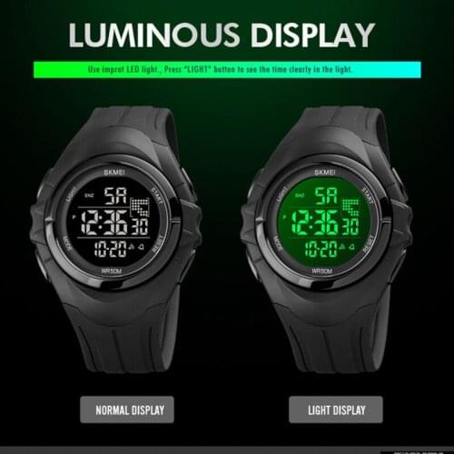Mens Watches Fashion Casual LED Digital Outdoor Sports Watch Men Multifunction Student Wrist watches Male Reloj Hombre SKMEI