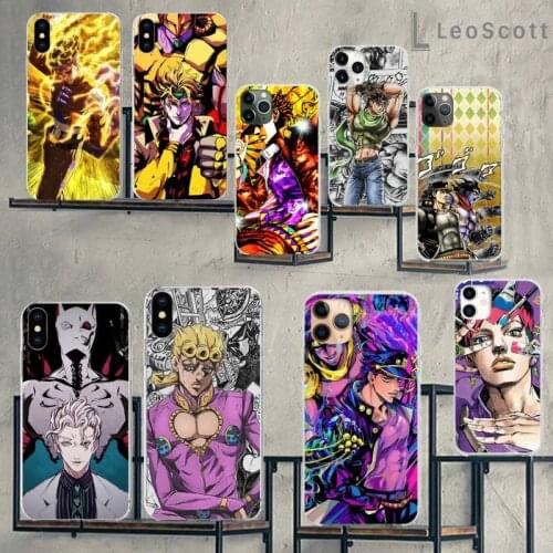 JoJos Bizarre Adventure JoJo Anime Custom Phone Case For iphone 12 5 5s 5c se 6 6s 7 8 plus x xs xr 11 pro max mini