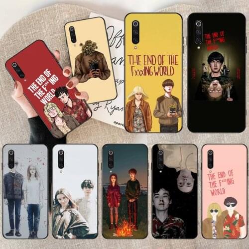 PENGHUWAN end fing fxxxing world art Soft black Phone Case for Redmi Note 8 8A 7 6 6A 5 5A 4 4X 4A Go Pro Plus Prime