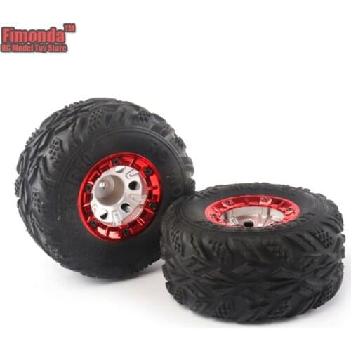 Fimonda for 1/12 RC car Wltoys 12428 FY-03 2 pcs 100mm Speed Car Tire Wheel Wheels Auto Upgrade Parts
