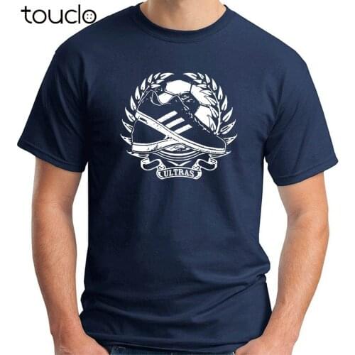 T-Shirt Fashion Men Hot Sale Men T Shirt Fashion Man Ultras T-Shirt Footballer Stok silk Screen Tee Shirts