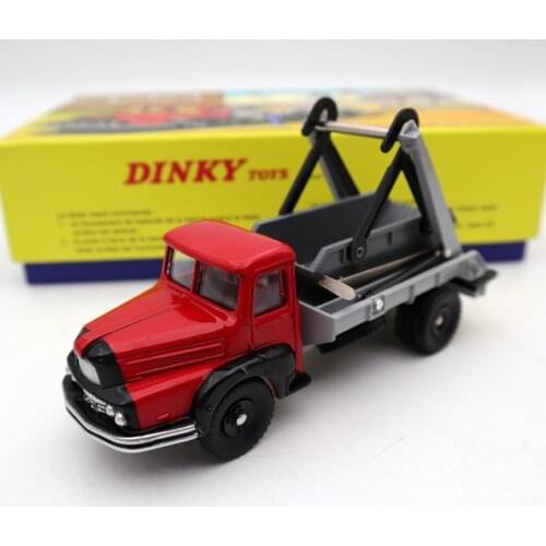 Atlas Dinky 805 Truck Unic Multibenne Marrel and tank Primagaz Diecast Toys 1:43 Auto Car Collection Gift