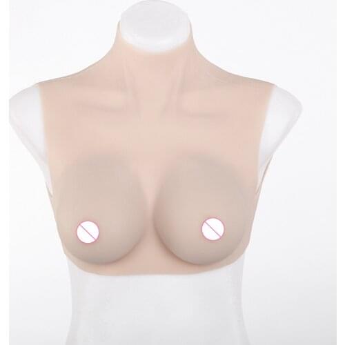 Artificial Silicone Breast Form C Cup 1600g False Fake Boobs For Crossdresser Suitable For Sexy Crossdresser Transgender Shemale