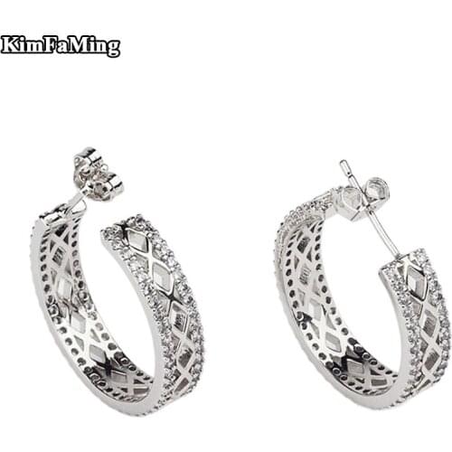 Серьги-кольца Kimfaming China At AliExpress