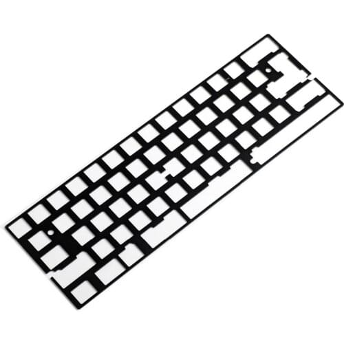 60% 61 64 Layout Alu Steel 2U 2.25U Shift Plate For QMK GH60 DZ60 Bface Mechanical Keyboard YMD64 Gaming Keyboard