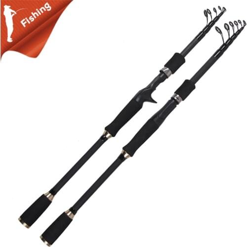 1.8m-3.6m Multi-function fishing rod road rod carbon fishing rod telescopic fishing rod short fishing rod