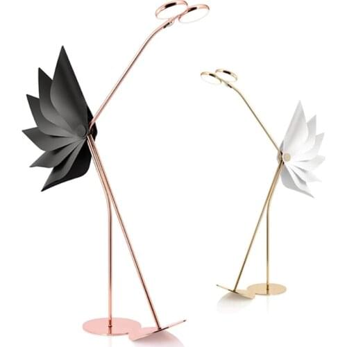 Post-modern Ostrich Floor Lamps Nordic Simple Standing Lamps for Living Room Bedroom Home Decor Ostrich Floor Lights