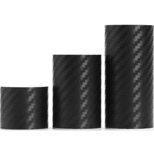 Auto Door Sill Side Mirror Anti Scratch Tape Waterproof DIY Paste Protection Film Nano Carbon Fiber Car Sticker Protector Strip