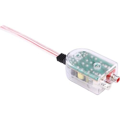 Transparent Car Audio CD Amplifier Audio Subwoofer High To Low Frequency Divider Converter Regulator Filter