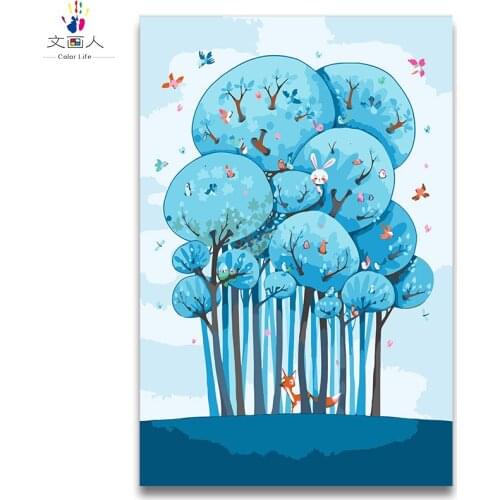 Diy Pictures paints by numbers With kits package Dream modular painting cartoon Coloring painting by numbers for kids with frame