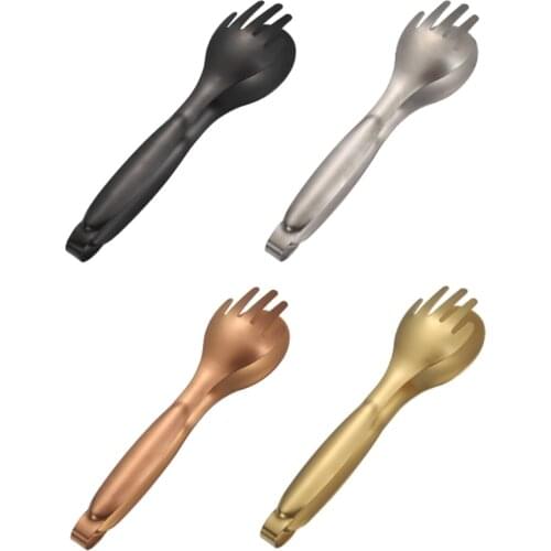 Appetizer Tongs Stainless Steel Cooking Kitchen for Serving Food Buffet Utensils N0PA
