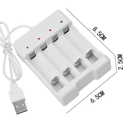 Universal USB Output Battery Charger 2/3/4 Slot Adapter For AA / AAA Battery Rechargeable Quick Charge Battery Charging Tools