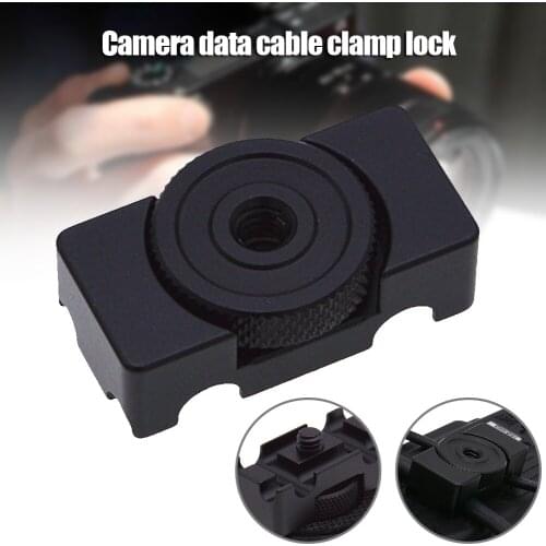 Cable Winder Aluminum Alloy Cable Fixer Digital Camera Cables Lock Clip Clamp Protector Mount Adapter H-best