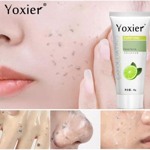 40g Moisturizing Scrub Exfoliating Gel Facial Scrubs Dead Skin Removal Whitening Nourishing Repair Scrubs Skin Care CleanerTSLM2