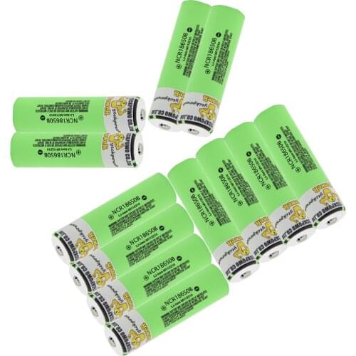 YECKPOWO NCR18650B battery 18650 li-ion batteries ion rechargeable akkumulator 3400mah 3.7V for flashlight USB 18650 charger