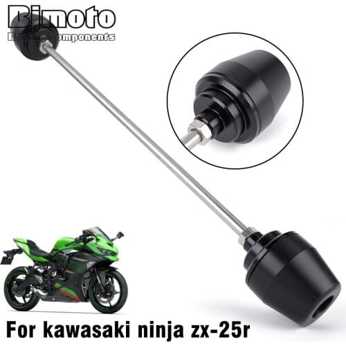 ZX 25R Motorcycle Front Axle Fork Wheel Slider Crash Protector For Kawasaki Ninja ZX-25R ZX25R 2020-2021