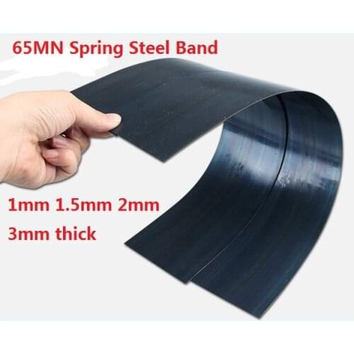 1mm 1.5mm 2mm 3mm 65MN Spring Steel Band strip Quenched plate heat treatment Manganese steel sheet Hardened steel belt