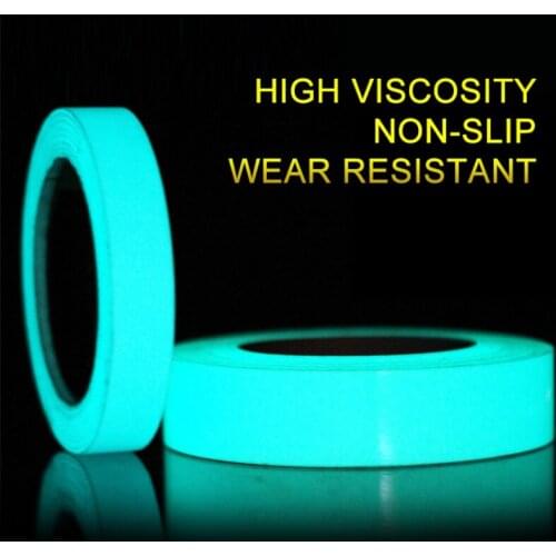 1PC Luminous Tape Self-adhesive Glow In The Dark Sticker Tape Safety Security Home Decoration Warning Tape Room Home Decoration