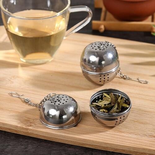 5PCS Tea Ball Infuser Stainless Steel Loose Leaf Tea Strainer Tea Filter Tea Infuser Perforated Tea Strainer Filter Infuser