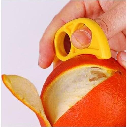 5 Pcs Random Color Mouse Shape Lemons Orange Citrus Opener Peeler Remover Slicer Cutter Quickly Stripping Kitchen Tool