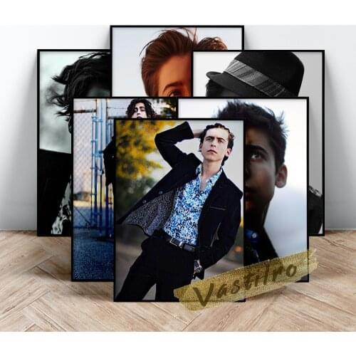 Aidan Gallagher Actor Poster, Movie Teleplay Star Wall Art, Handsome Man Art Prints, Gallagher Singer Wall Painting, Idea Gift