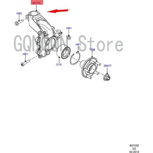 CAR Claw Steering Knuckle For dMo nd eoF oc us Front Claw Steering Knuckle Front Wheel Bearing Corbel Front Wheel Claw