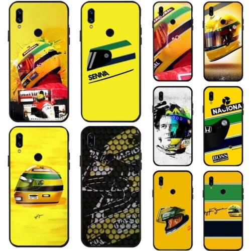 Ayrton Senna Phone Case For Xiaomi Redmi note 8 9 pro 7 8T 9A 9S K20