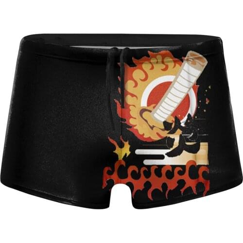 Men Anime Harajuku swimwear Kisatsutai Kyoujurou (4) swimsuits husband for the sea Pool