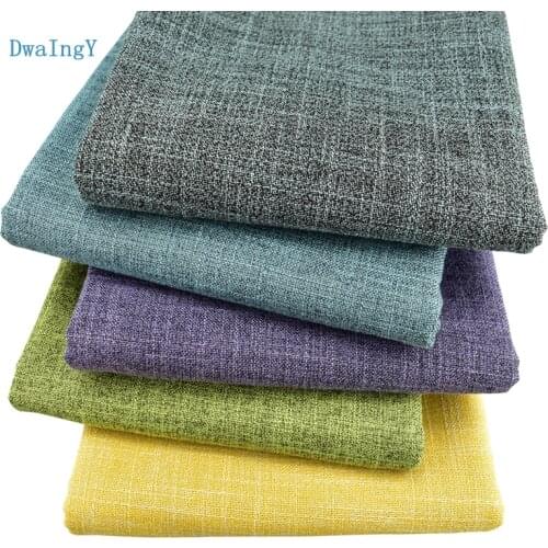 DwaIngY 5pcs/lot,Pure color Cotton Linen Fabric For Patchwork,DIY,Quilting,Sewing Pillow, cushion Decorative,materials