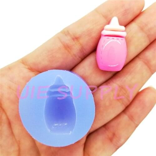 FYL717U 23.8mm x 13.3mm Feeder Silicone Mold Fondant Cake Decoration Candy Resin Clay Earrings Necklace Craft Soap Candle