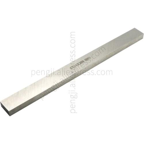 HSS CNC Lathe Tool Bit 8mm x 16mm x 200mm, Square Lathe Turning Tool Blanks, High Speed Steel Rectangular Fly Cutter Mill Blank