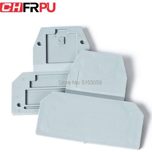 UKK3 UKK5 Terminal Block End Cover Plate Din Rail Terminal Blocks accessories