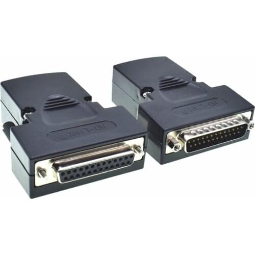 D-SUB Connector DB25 Male/Female 25Pin Plug Connector DB25 Breakout Terminal Solderless Connectors