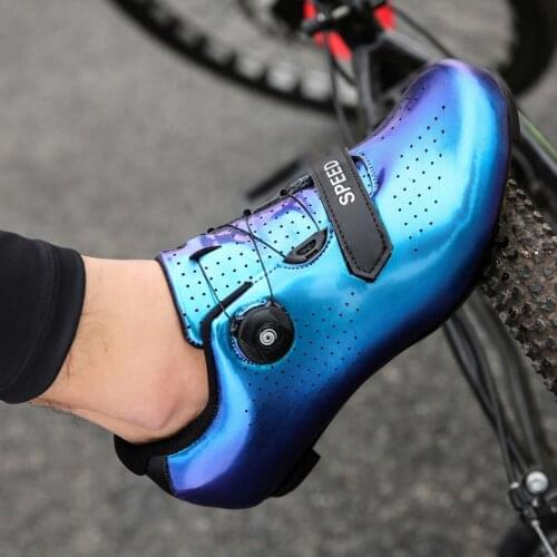 Summer New Road Bikes for Men With Locks Hard-soled MTB Cycling Shoes Women Mountain Sports Shoes SPD Cleat Bicycle Flat Shoes