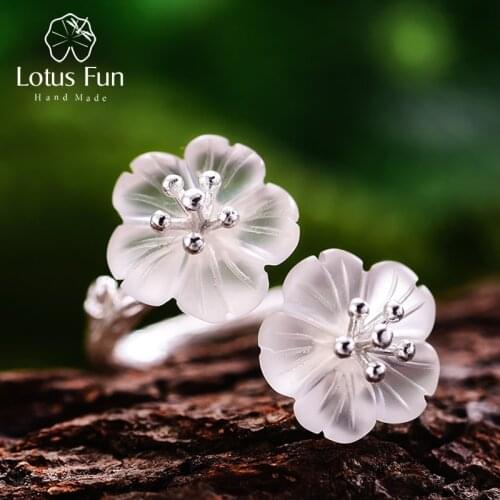 Кольца с кристаллами Lotus Fun China At AliExpress