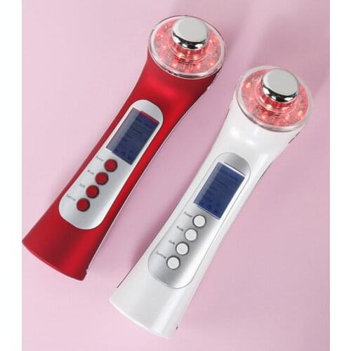 5 In1 Facial Massager RF Skin Tightening EMS Colorful Phototherapy Machine for Face Lift Wrinkle Remover Anti-Aging